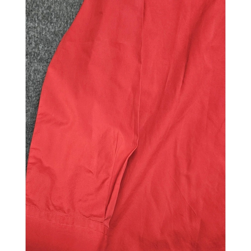 RALPH LAUREN M Classic Double Big Pony Logo Long Sleeves Button Down Red Shirt - Picture 14 of 16